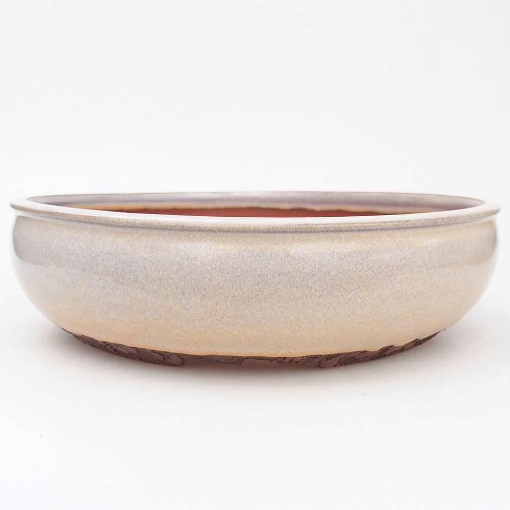 Ciotola bonsai in ceramica 25,5 x 25,5 x 7 cm, grigio