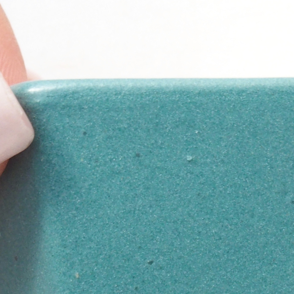 Ciotola bonsai in ceramica 6,5 x 5,5 x 4 cm, colore blu