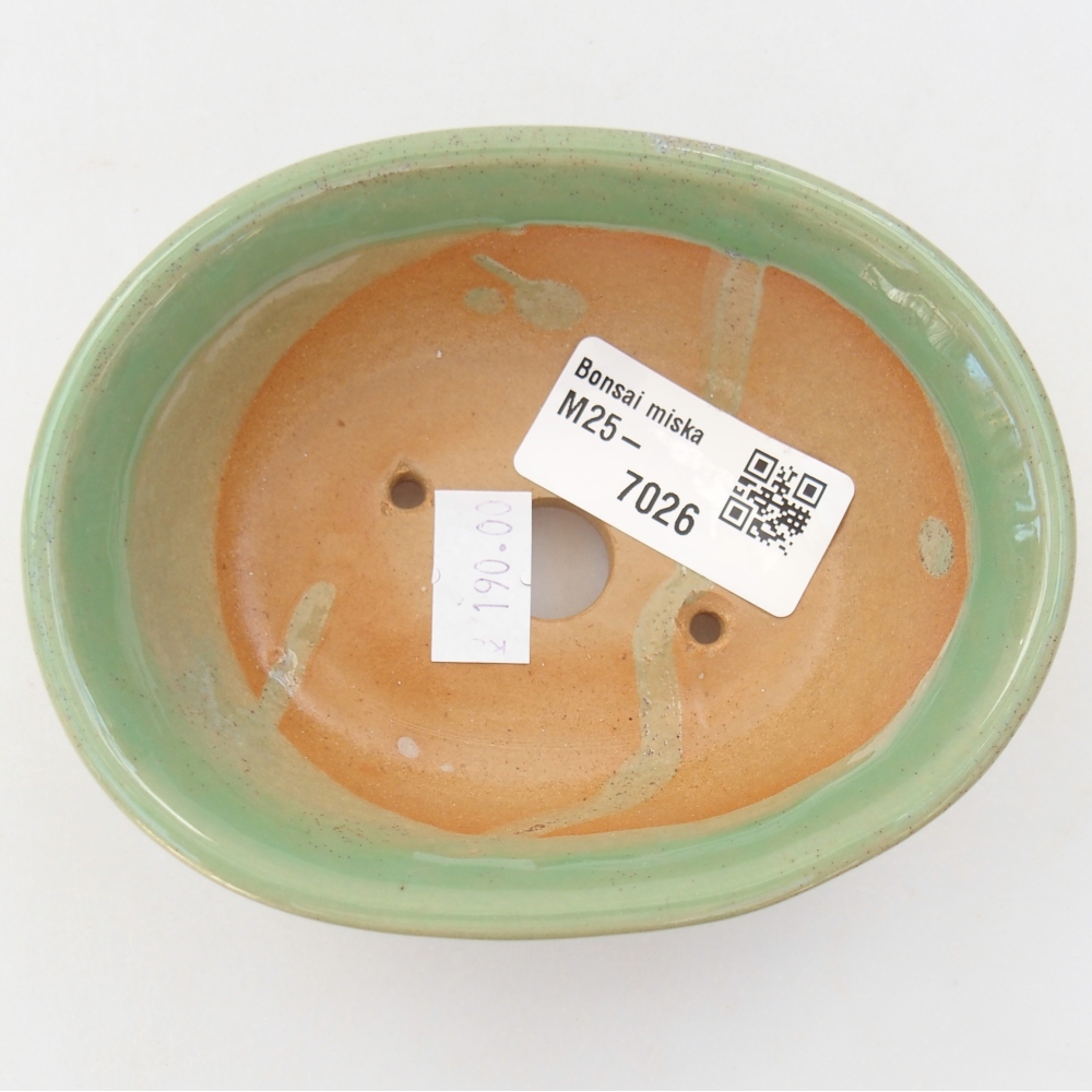 Ciotola bonsai in ceramica 26 x 26 x 8 cm, colore rosso