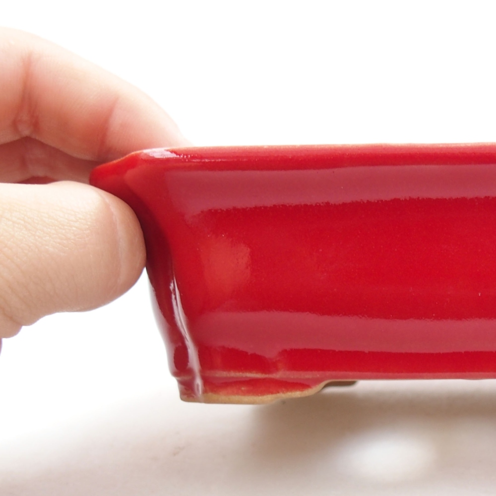 Ciotola bonsai in ceramica 22 x 17 x 5 cm, verde