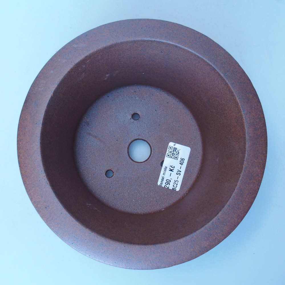Ciotola 19 x 19 x 9 cm marrone