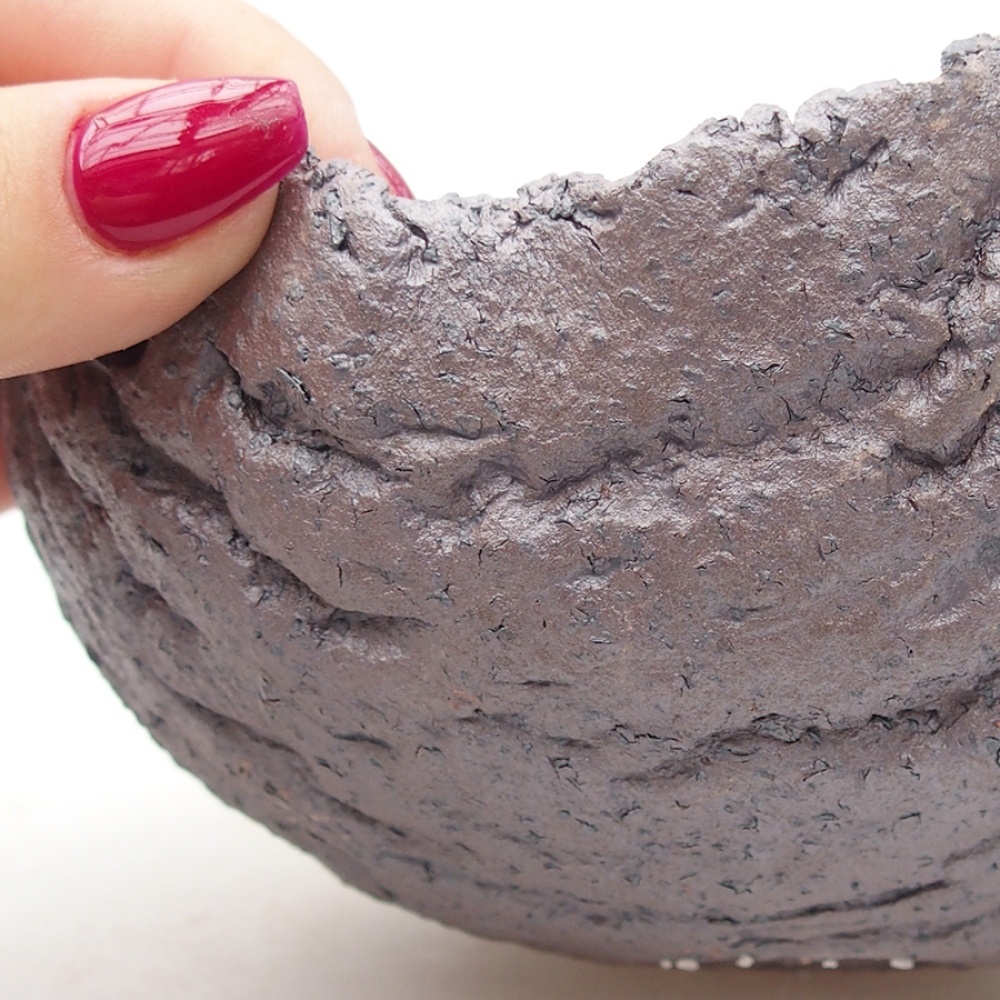 Guscio in ceramica 14 x 13 x 13 cm , colore metallizzato