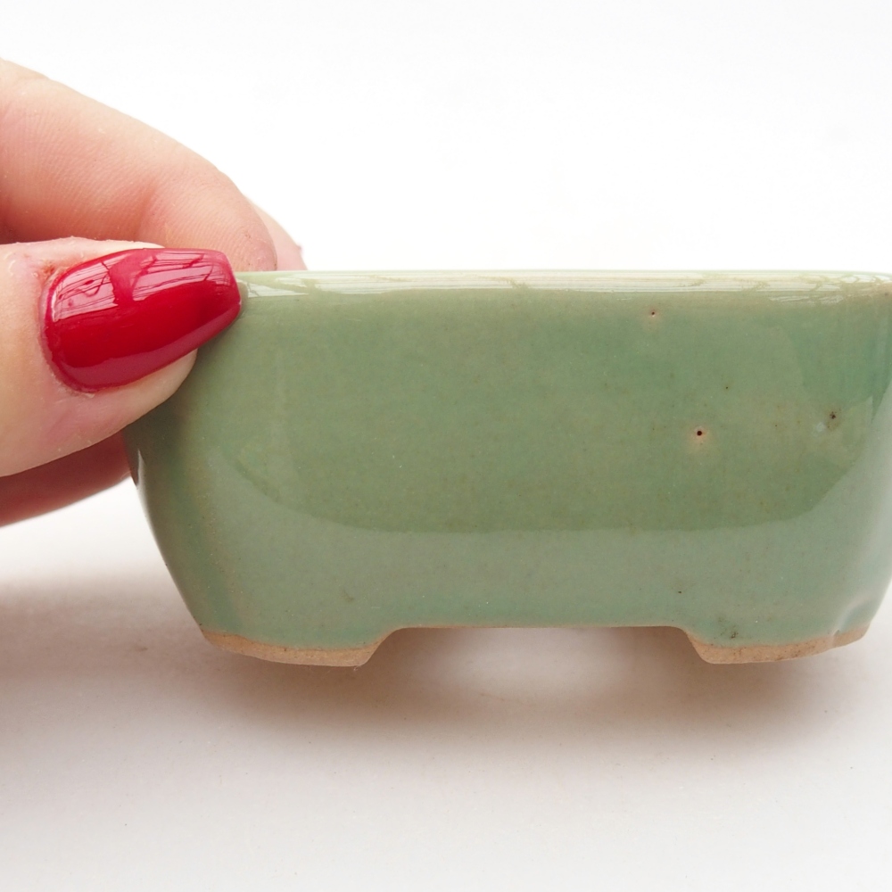 Ciotola bonsai in ceramica 26 x 26 x 8 cm, colore rosso