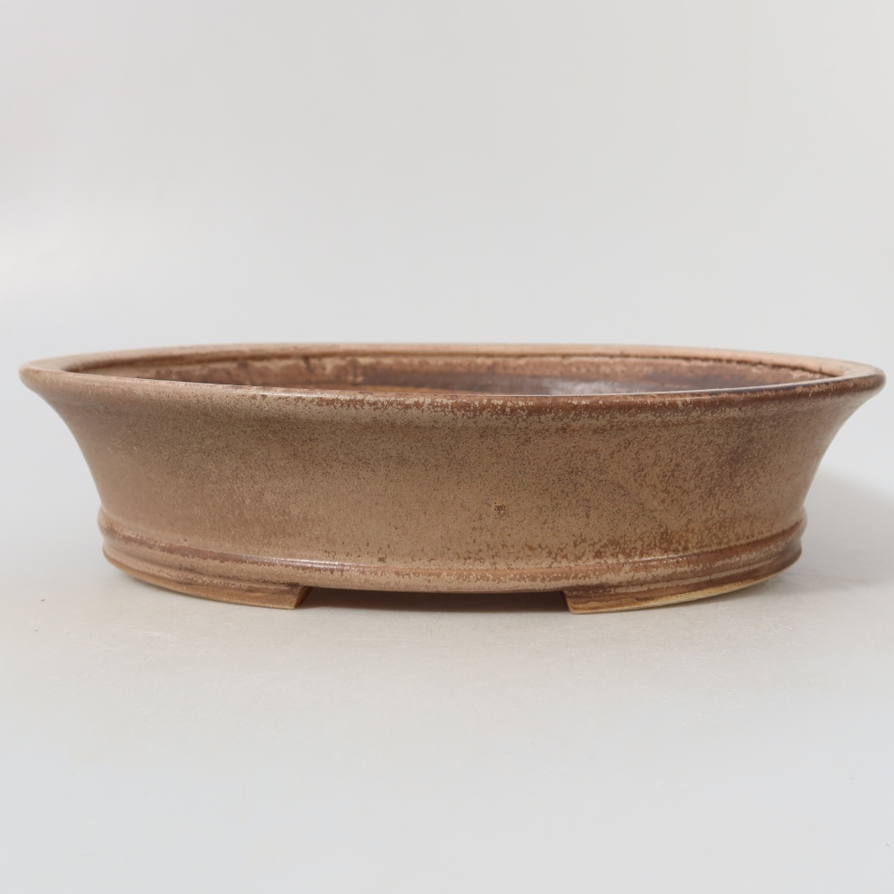 Vaso da bonsai in ceramica 27 x 24,5 x 5,5 cm, colore rosa