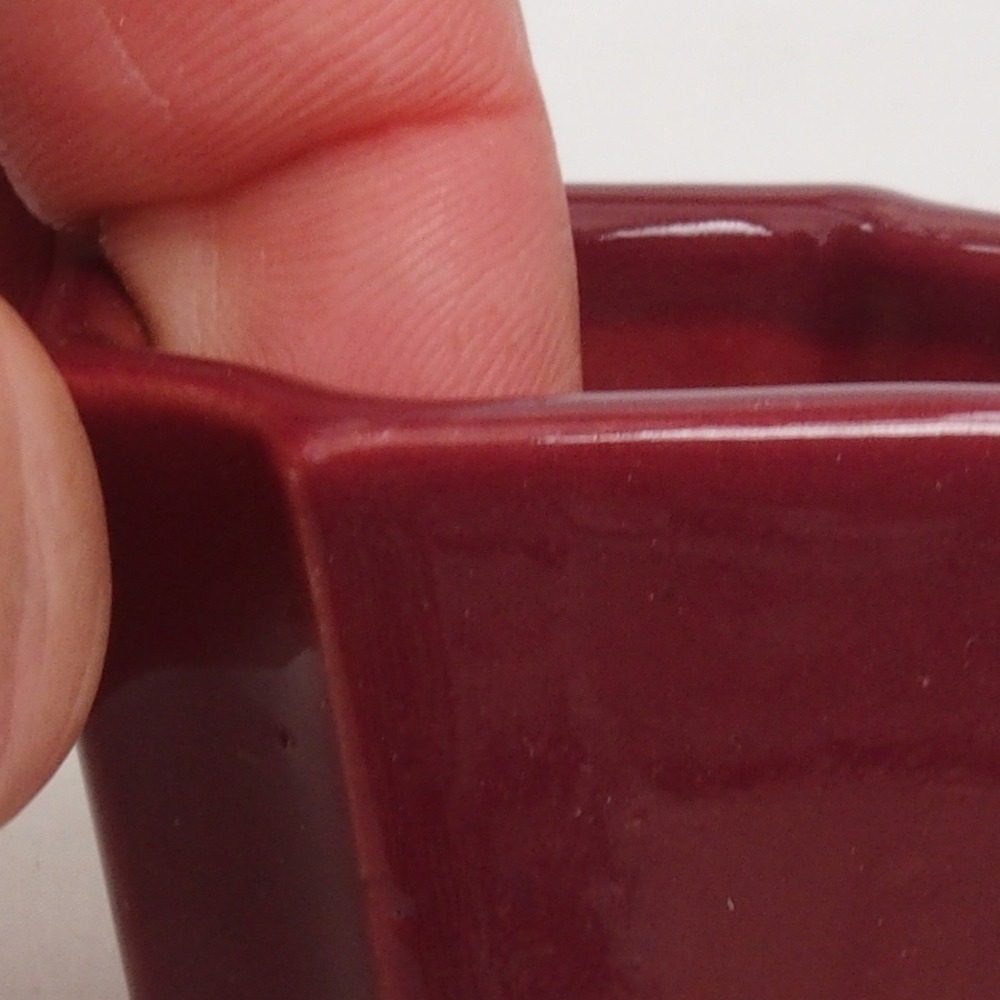 Mini bonsai 4 x 4 x 3,5 cm, bordeaux