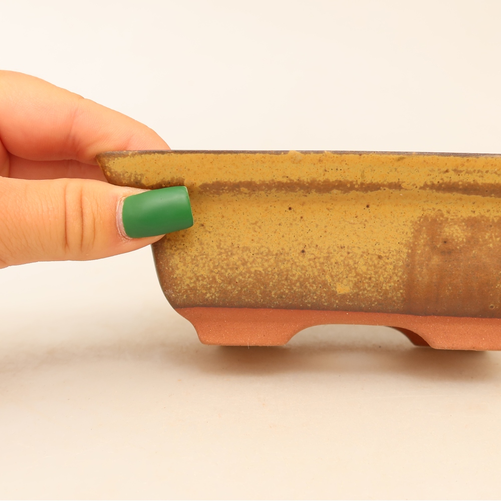 Ciotola in ceramica  14,5 x 10 x 5 cm, colore giallo