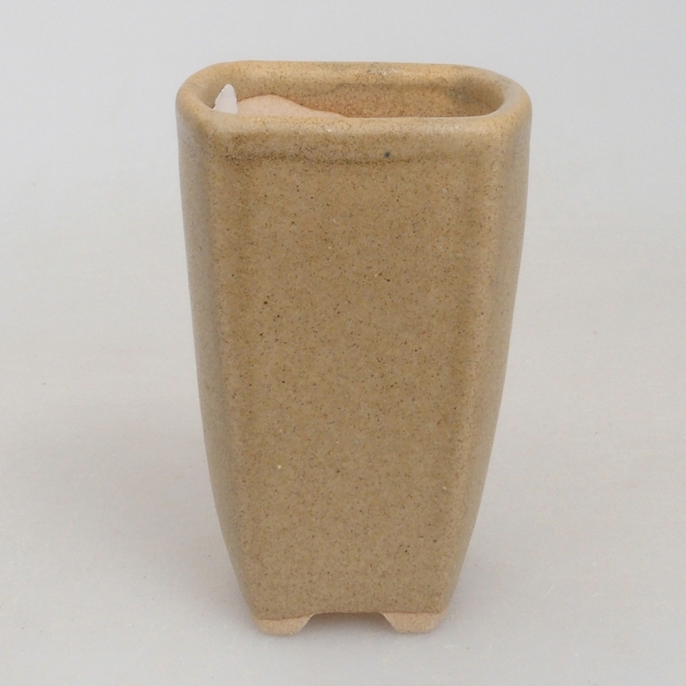 Ciotola per mini bonsai 3,5 x 3 x 5 cm, marrone