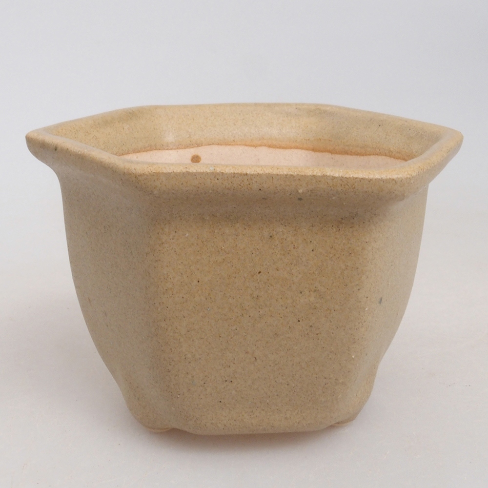 Ciotola per mini bonsai 7 x 7 x 5 cm, marrone