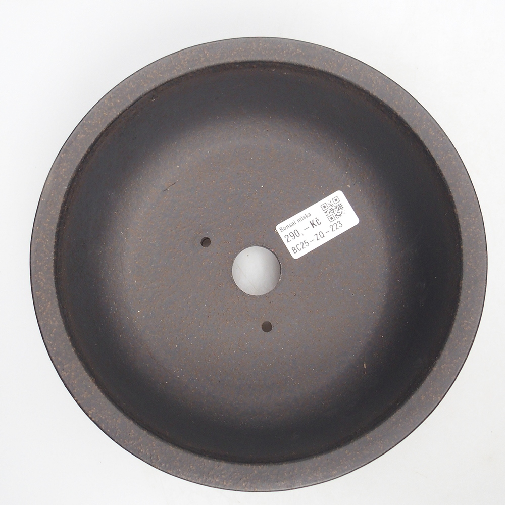 Ciotola 20 x 20 x 9 cm marrone ocra