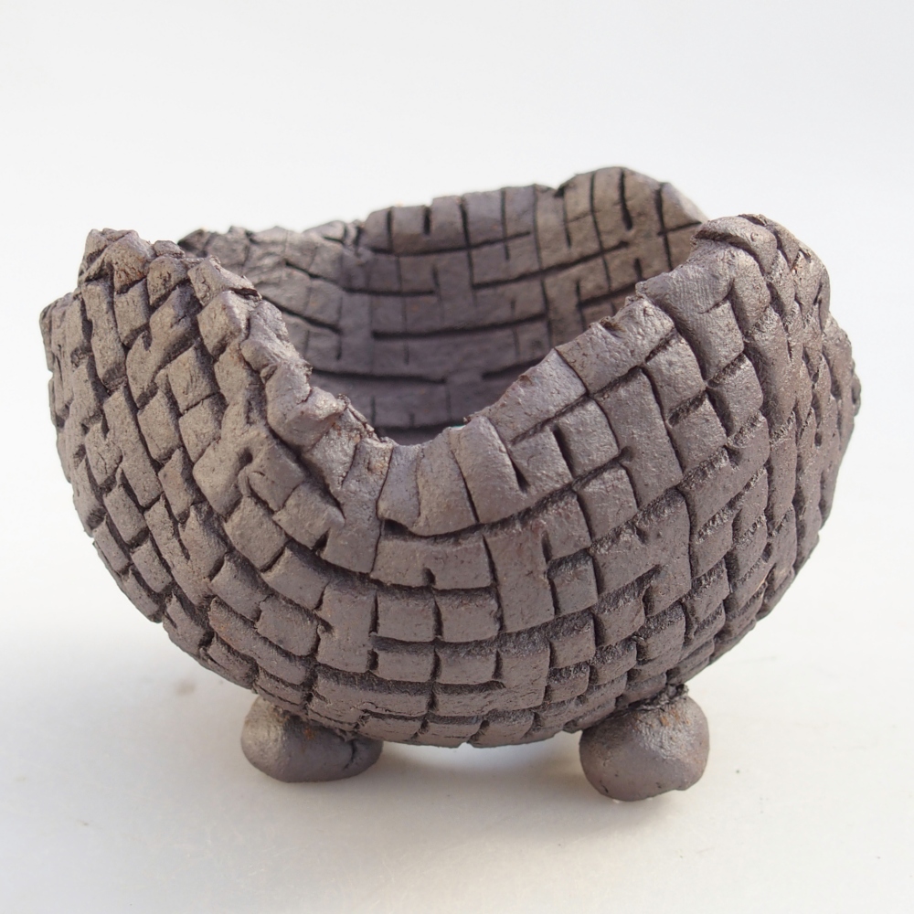 Conchiglia in ceramica 10 x 10 x 7,5 cm , colore metallizzato