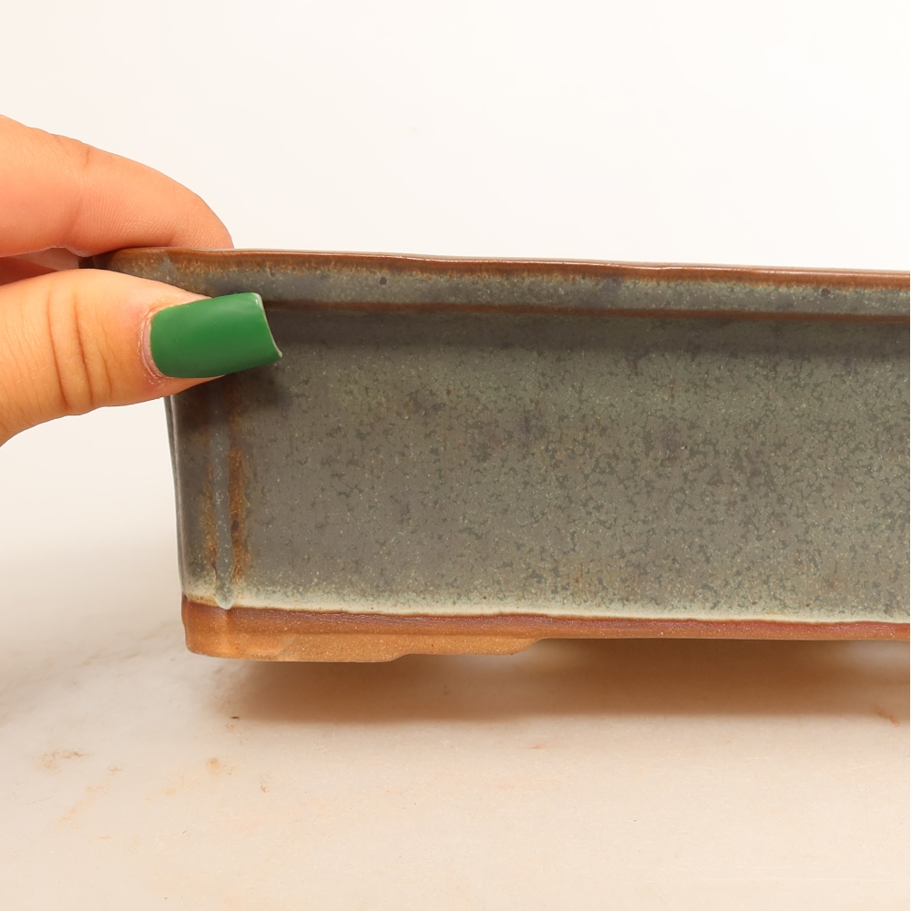 Ciotola in ceramica  20 x 15,5 x 5,5 cm, colore marrone