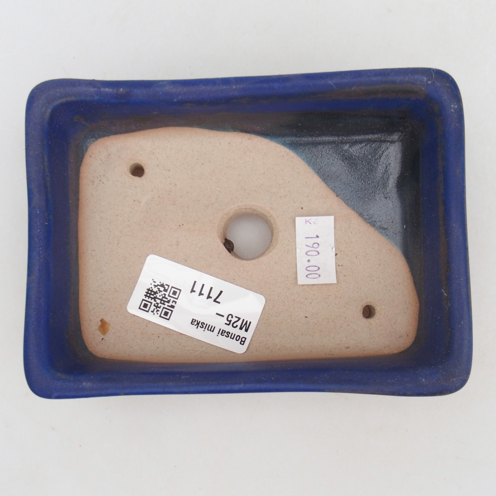 Ciotola bonsai in ceramica 26 x 26 x 8 cm, colore rosso