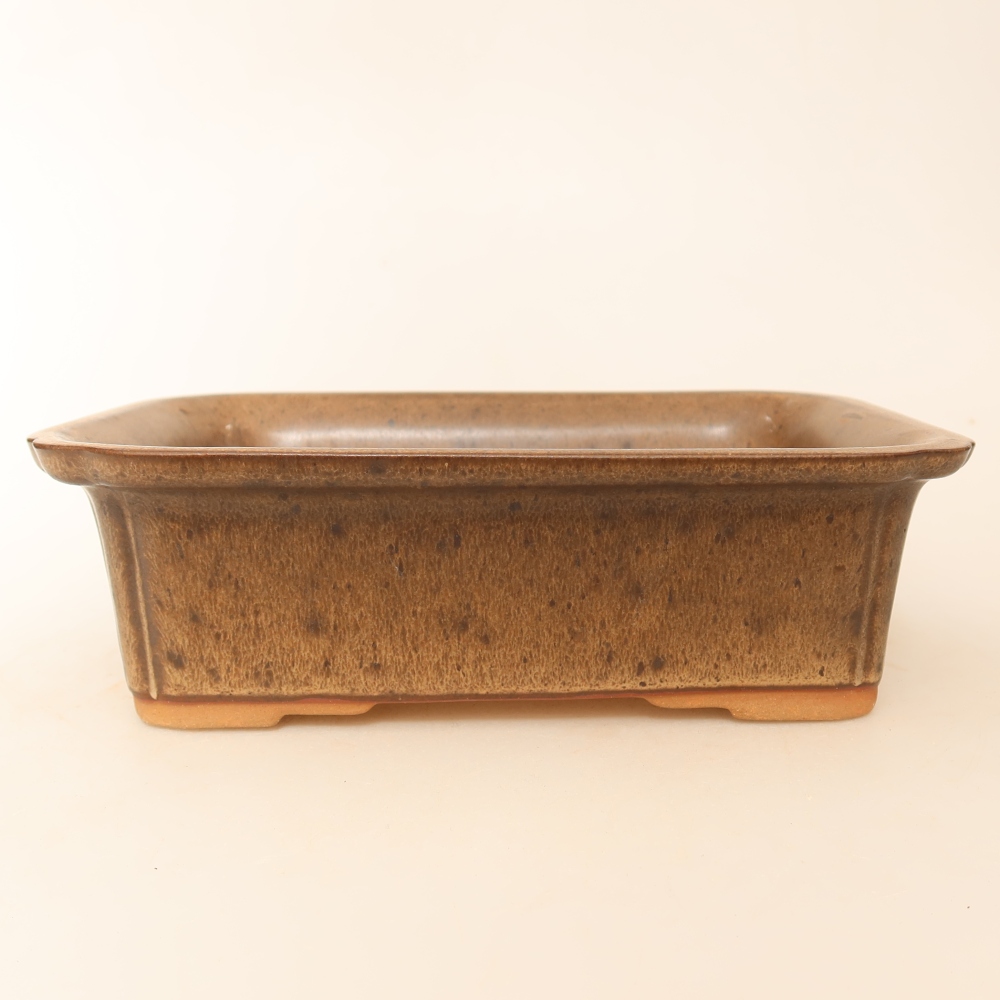 Ciotola in ceramica  20 x 15,5 x 5,5 cm, colore marrone