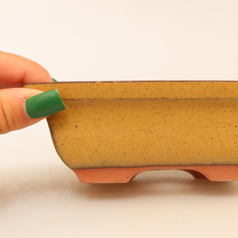 Ciotola in ceramica  14,5 x 10 x 5 cm, colore giallo
