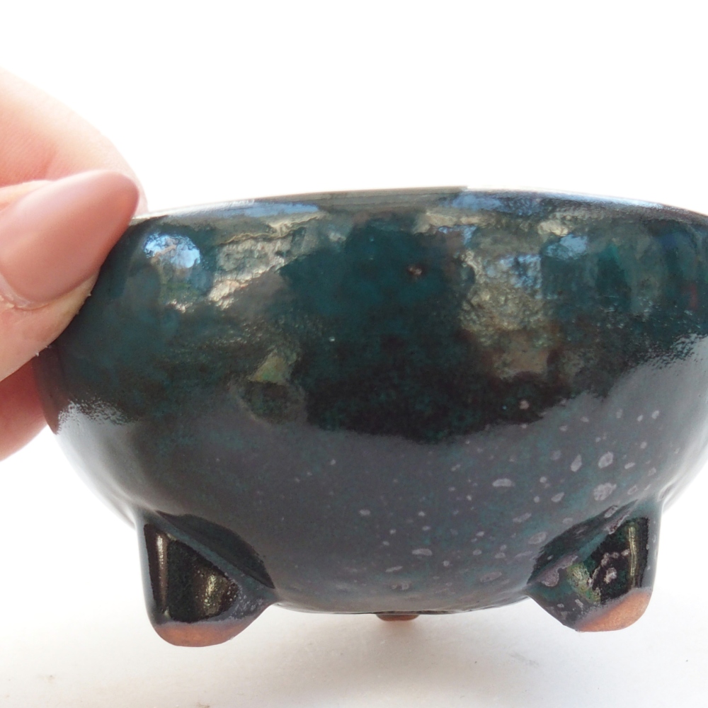 Ciotola bonsai in ceramica 26 x 26 x 8 cm, colore rosso