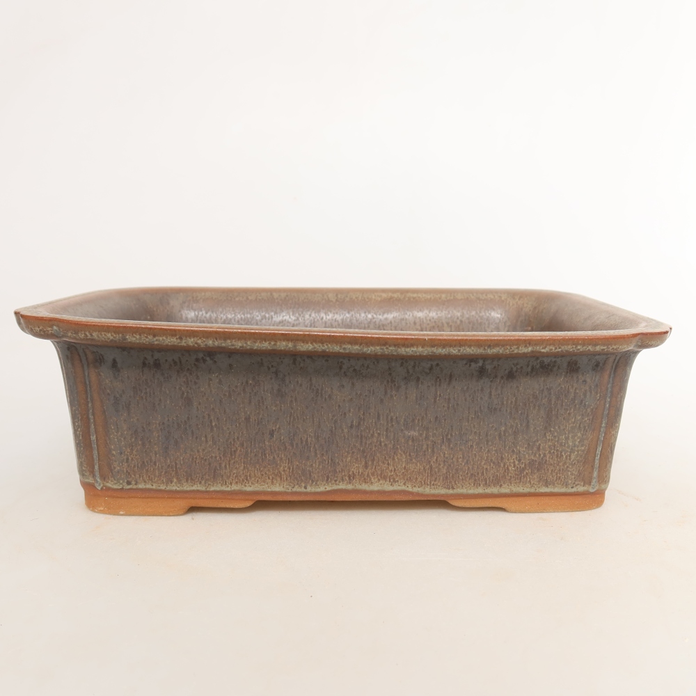 Ciotola in ceramica  20 x 15,5 x 5,5 cm, colore marrone