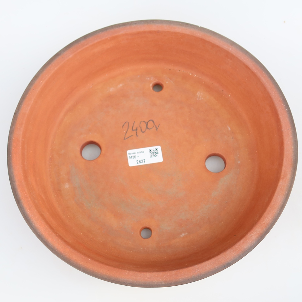 Ciotola in ceramica  30,5 x 30,5 x 7 cm, colore mattone