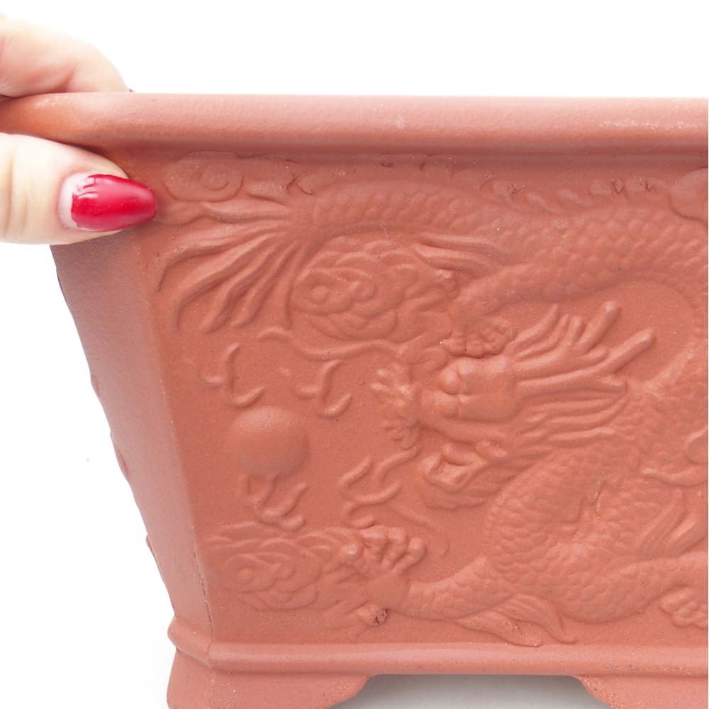 Ciotola 21 x 21 x 14 cm colore mattone