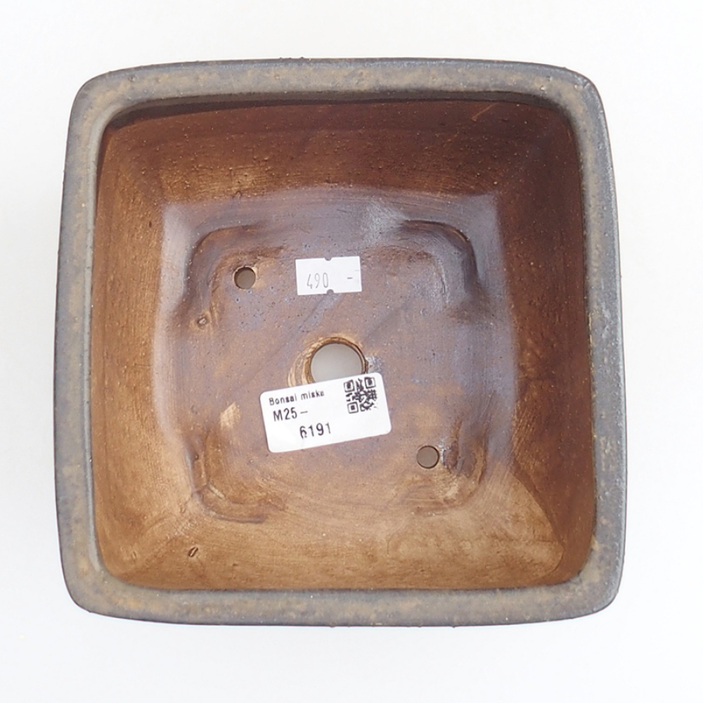 Ciotola bonsai in ceramica 10,5 x 10,5 x 7 cm, rosa