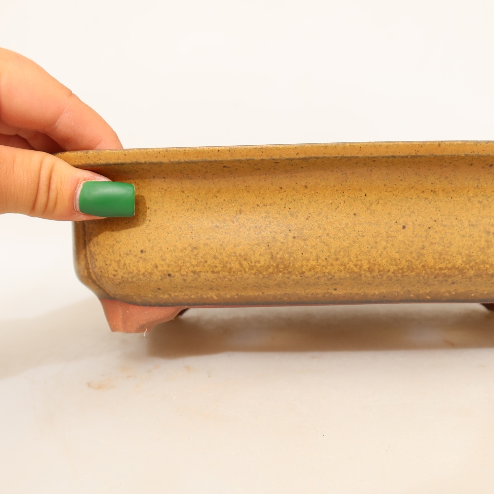 Ciotola in ceramica  24 x 17 x 6 cm, colore giallo