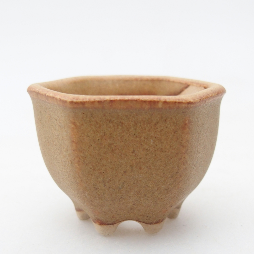 Ciotola per mini bonsai 4 x 3,5 x 3 cm, marrone