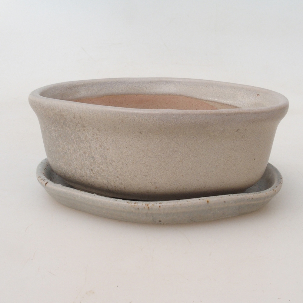 Ciotola bonsai + piattino H05 - 11 x 8 x 4 cm.