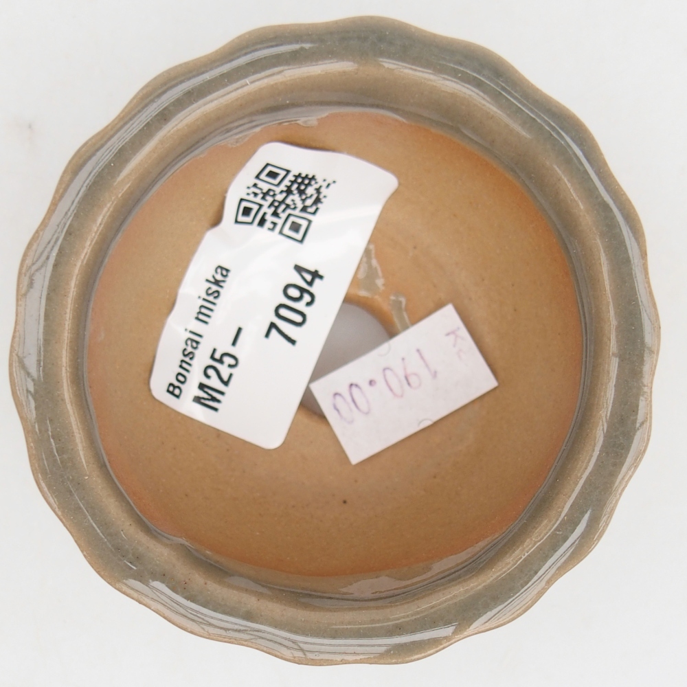 Ciotola bonsai in ceramica 26 x 26 x 8 cm, colore rosso