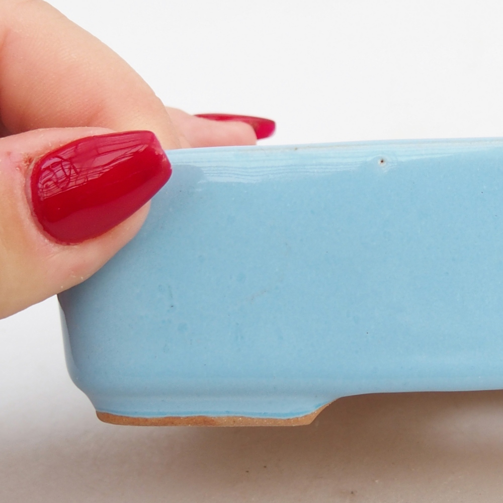 Ciotola bonsai in ceramica 26 x 26 x 8 cm, colore rosso