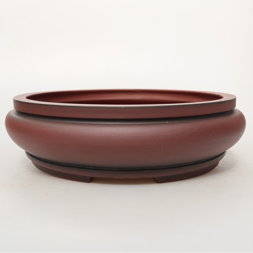 Guscio in ceramica  24,5 x 24,5 x 7,5 cm, colore mattone