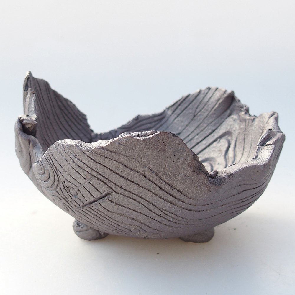 Conchiglia in ceramica 13,5 x 12,5 x 8,5 cm , colore metallizzato