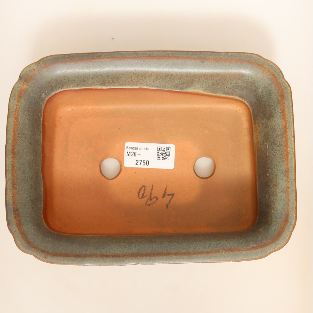 Ciotola in ceramica  20 x 15,5 x 5,5 cm, colore marrone