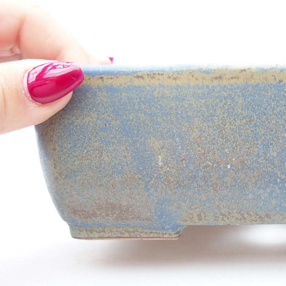 Ciotola bonsai in ceramica 16 x 11 x 5,5 cm, verde