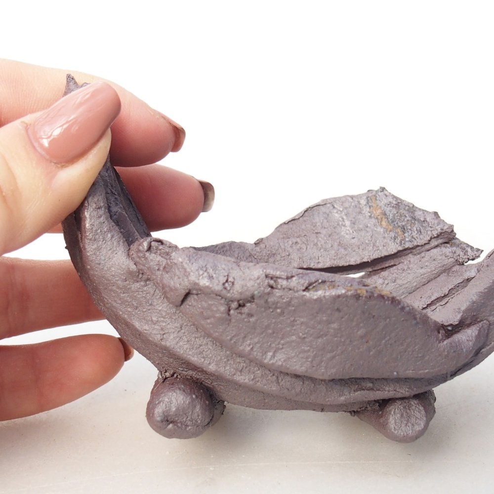 Conchiglia in ceramica 10 x 7,5 x 7 cm , colore metallizzato