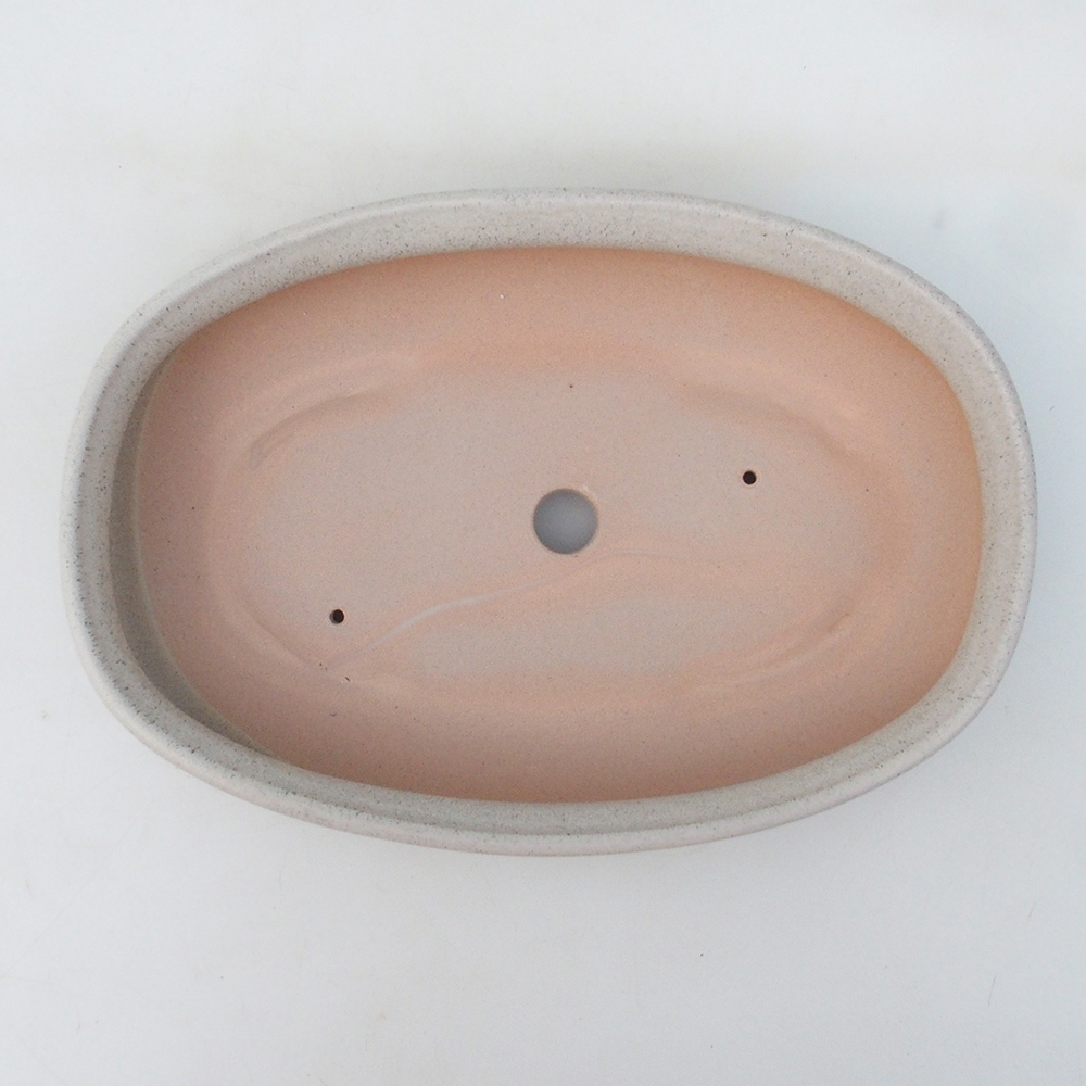 Ciotola per bonsai H15 - 25,5 x 17,5 x 6 cm - beige