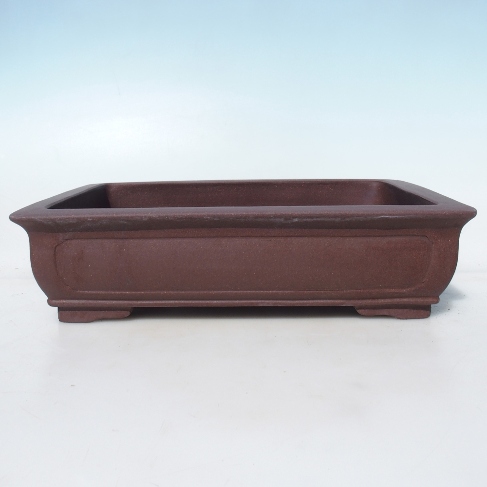 Ciotola per bonsai 34,5 x 25,5 x 8,5 cm betulla marrone