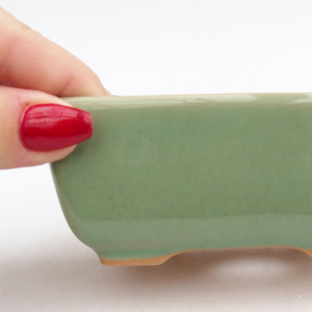 Ciotola bonsai in ceramica 26 x 26 x 8 cm, colore rosso