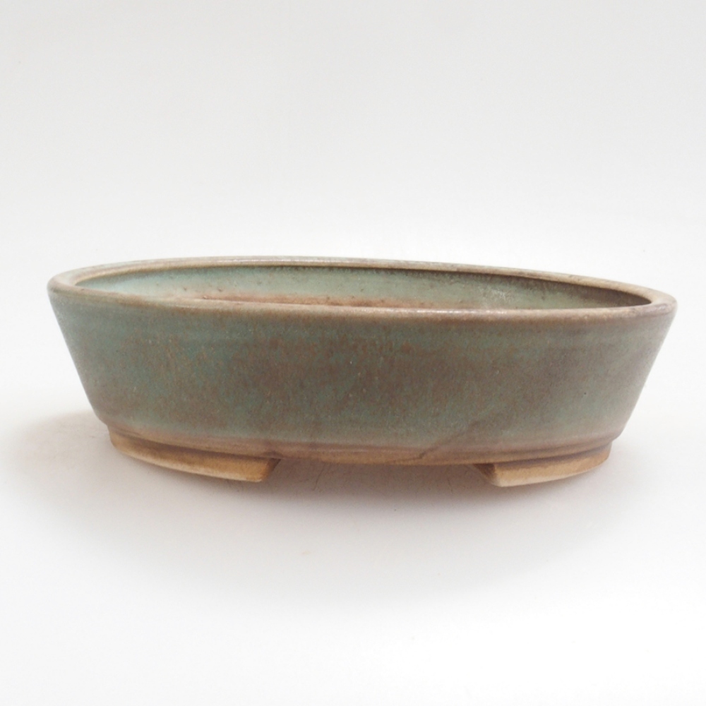 Ciotola per bonsai in ceramica 10 x 8,5 x 4 cm, marrone