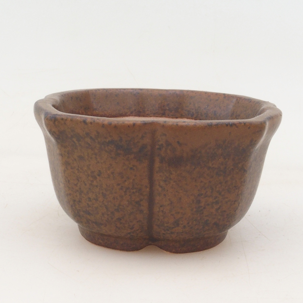 Ciotola per bonsai H95 - 7,5 x 7,5 x 4 cm - marrone