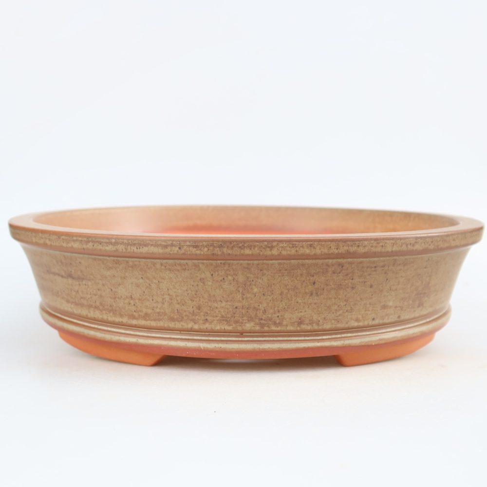 Ciotola in ceramica  30,5 x 30,5 x 7 cm, colore marrone