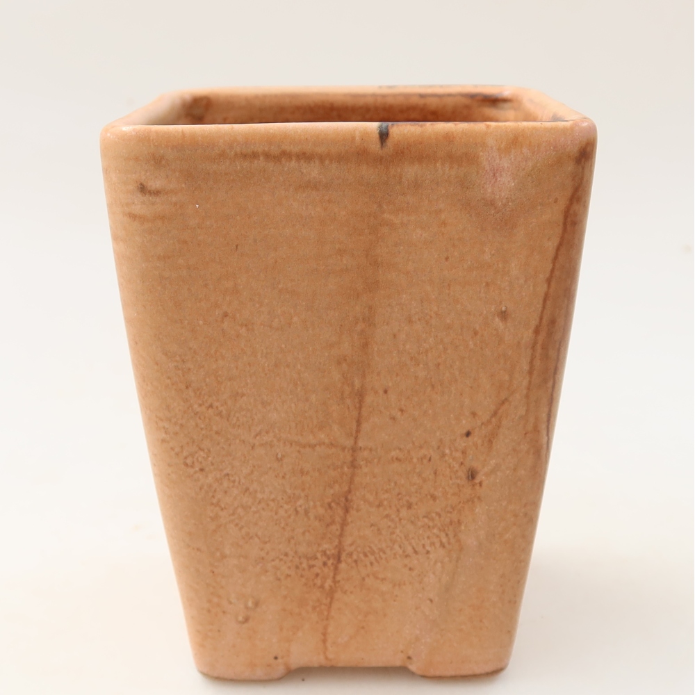 Ciotola bonsai in ceramica 8,5 x 8,5 x 11 cm, rosa