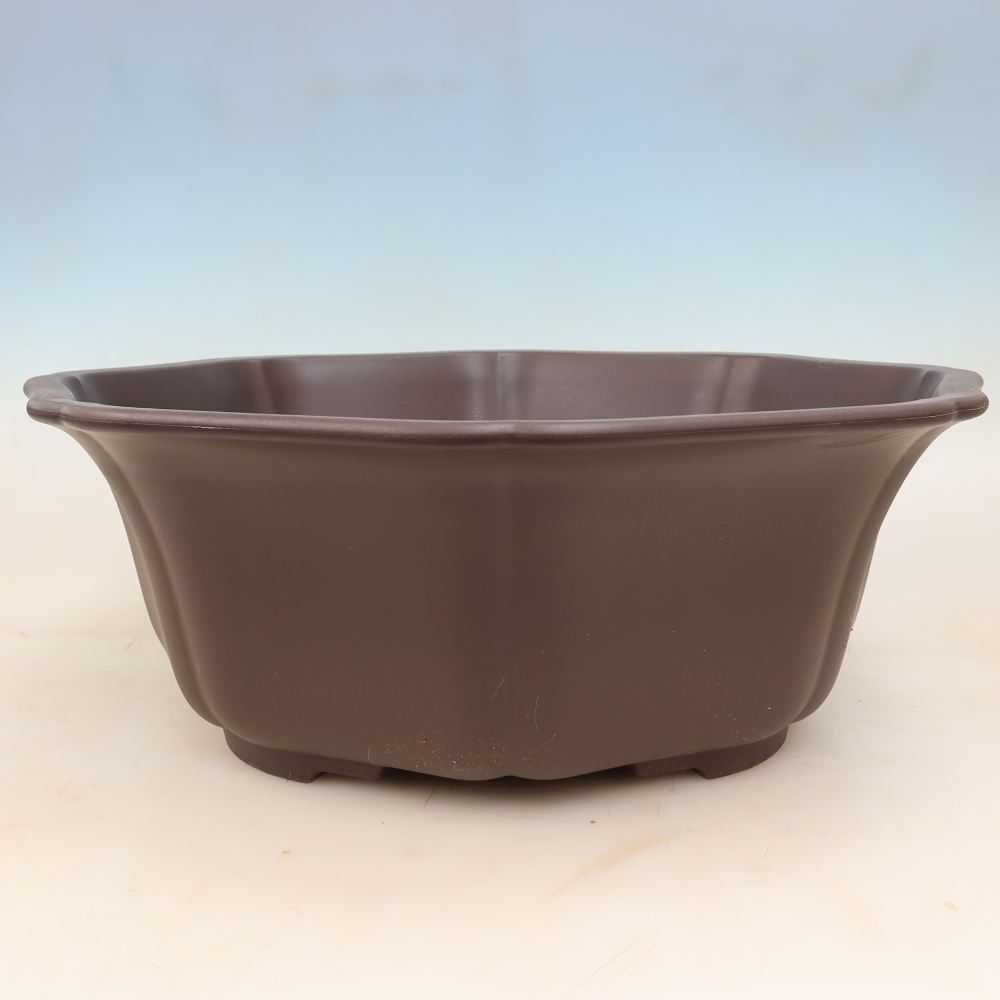Vaso per bonsai in plastica MP-32 marrone - 49 x 47 x 17 cm