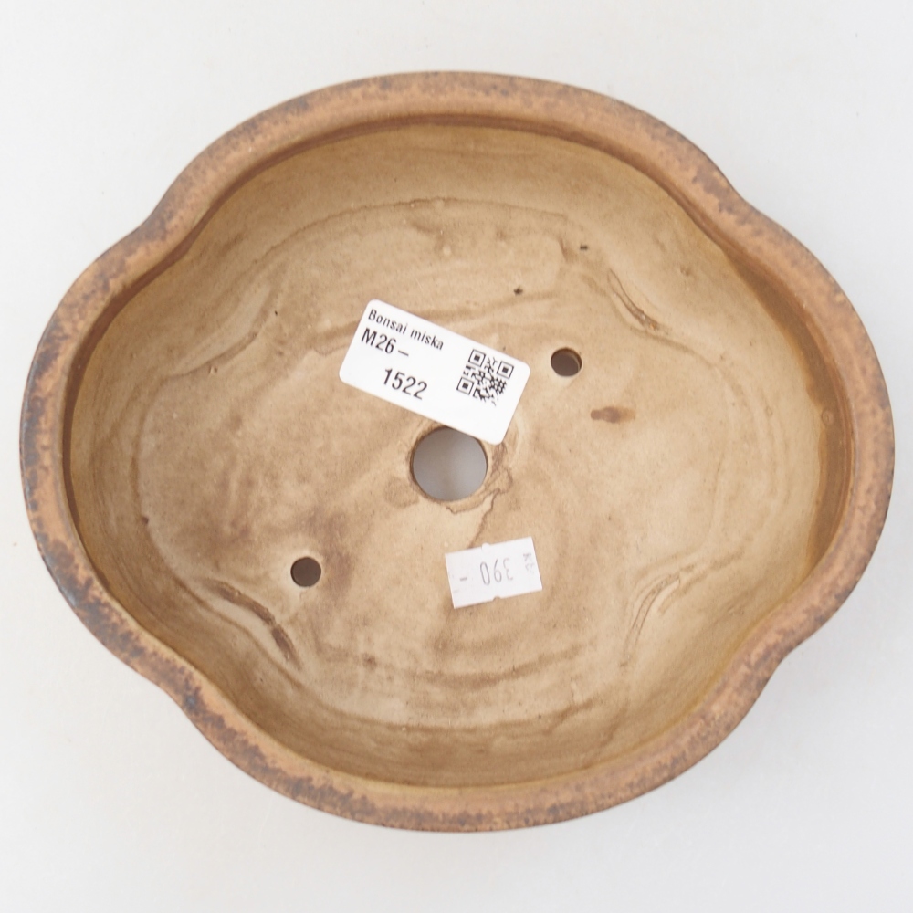 Ciotola bonsai in ceramica 17 x 15 x 5,5 cm, rosa