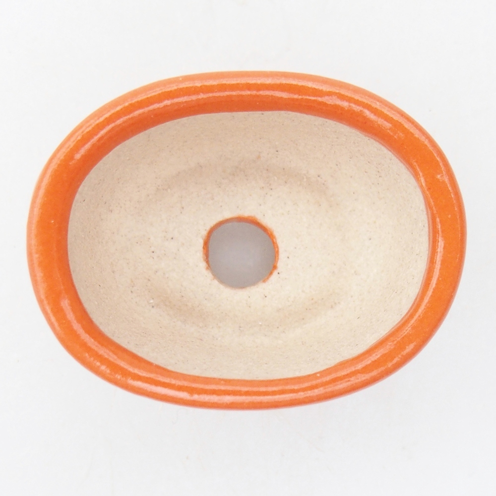 Ciotola per mini bonsai 3 x 2,5 x 2 cm, arancione