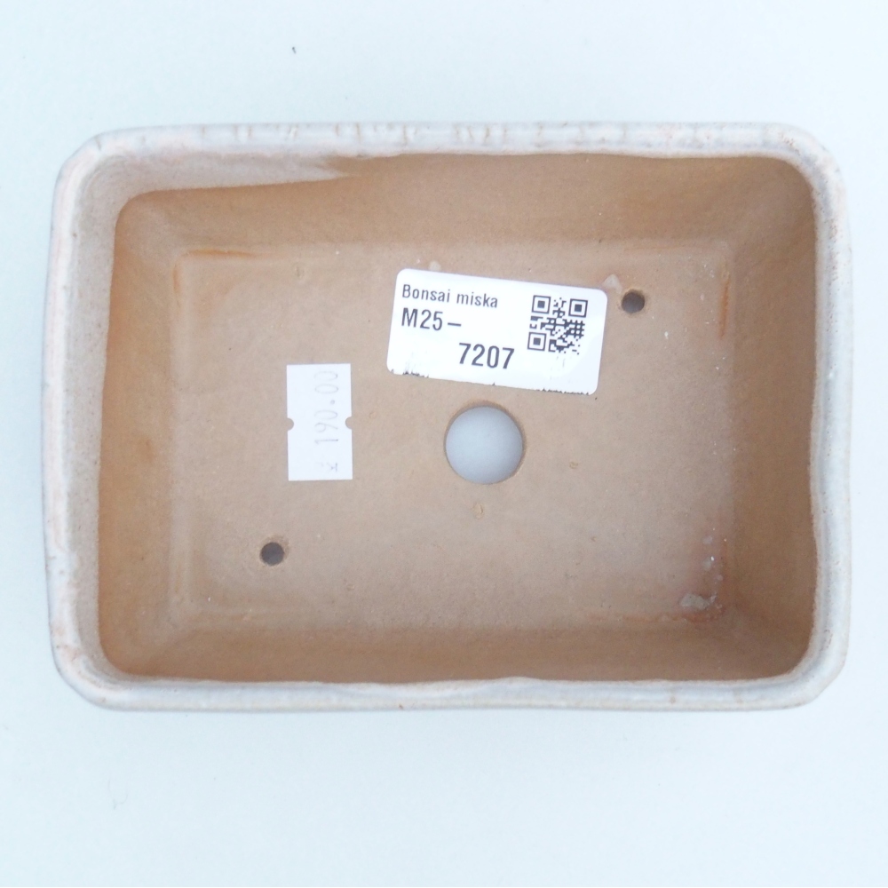 Ciotola bonsai in ceramica 26 x 26 x 8 cm, colore rosso