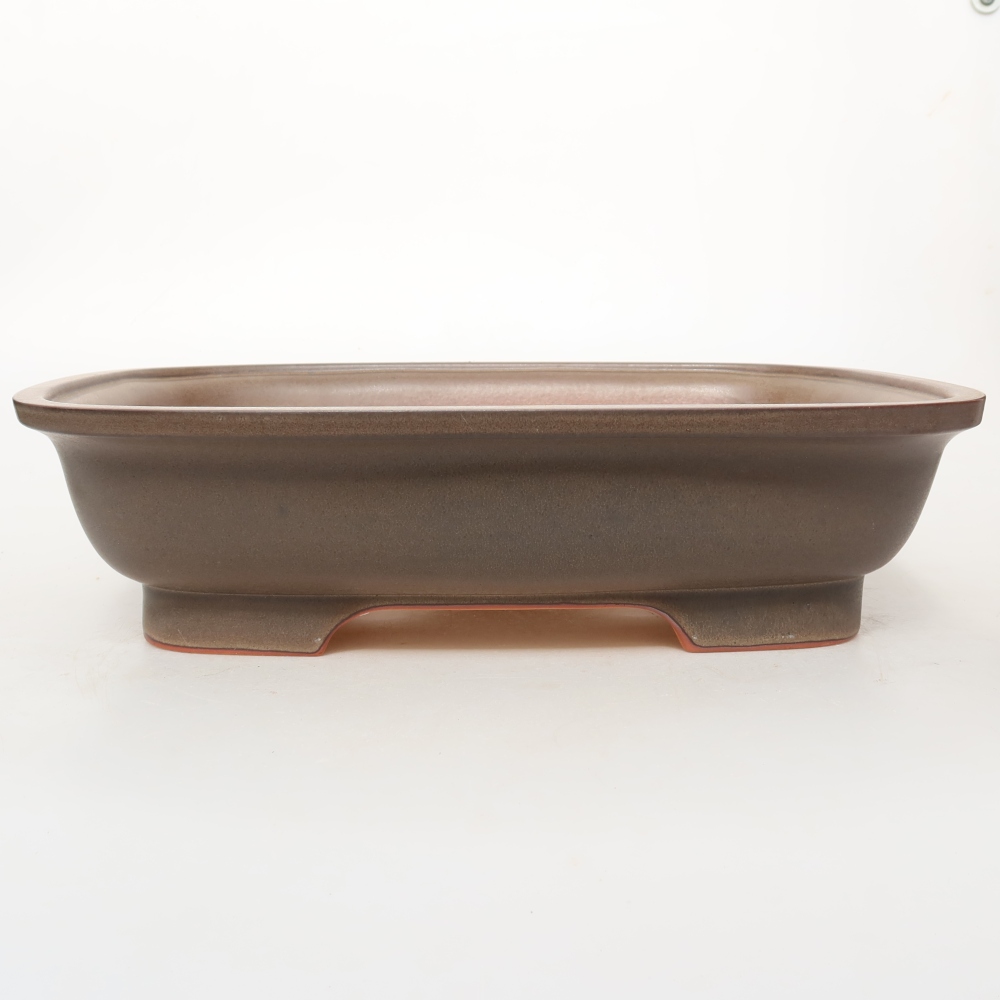 Ciotola in ceramica  33 x 25 x 9,5 cm, colore marrone