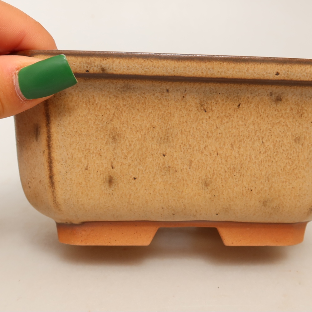 Ciotola in ceramica  15 x 12 x 7 cm, colore beige