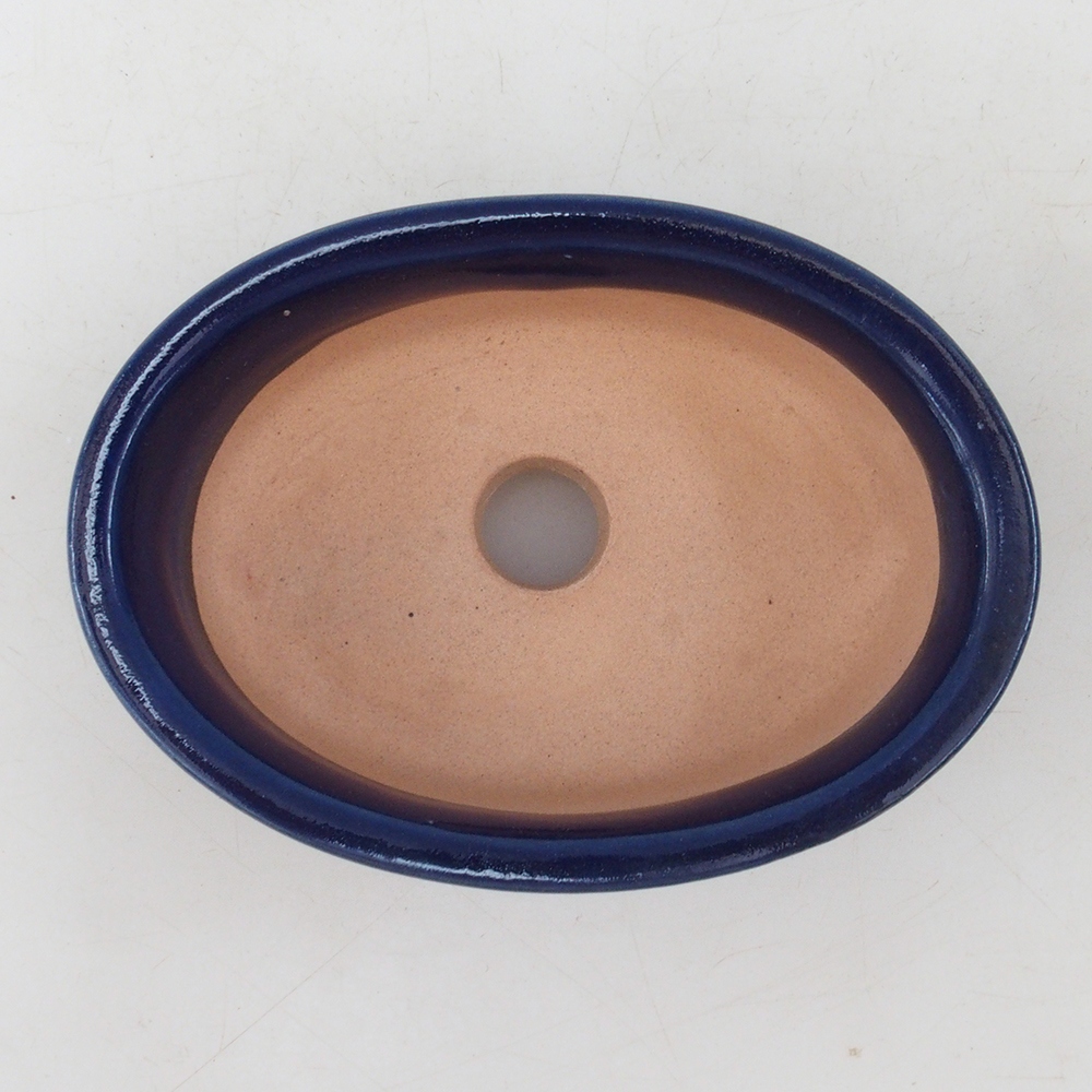 Ciotola per bonsai H04 - 10,5 x 7,5 x 3 cm - blu