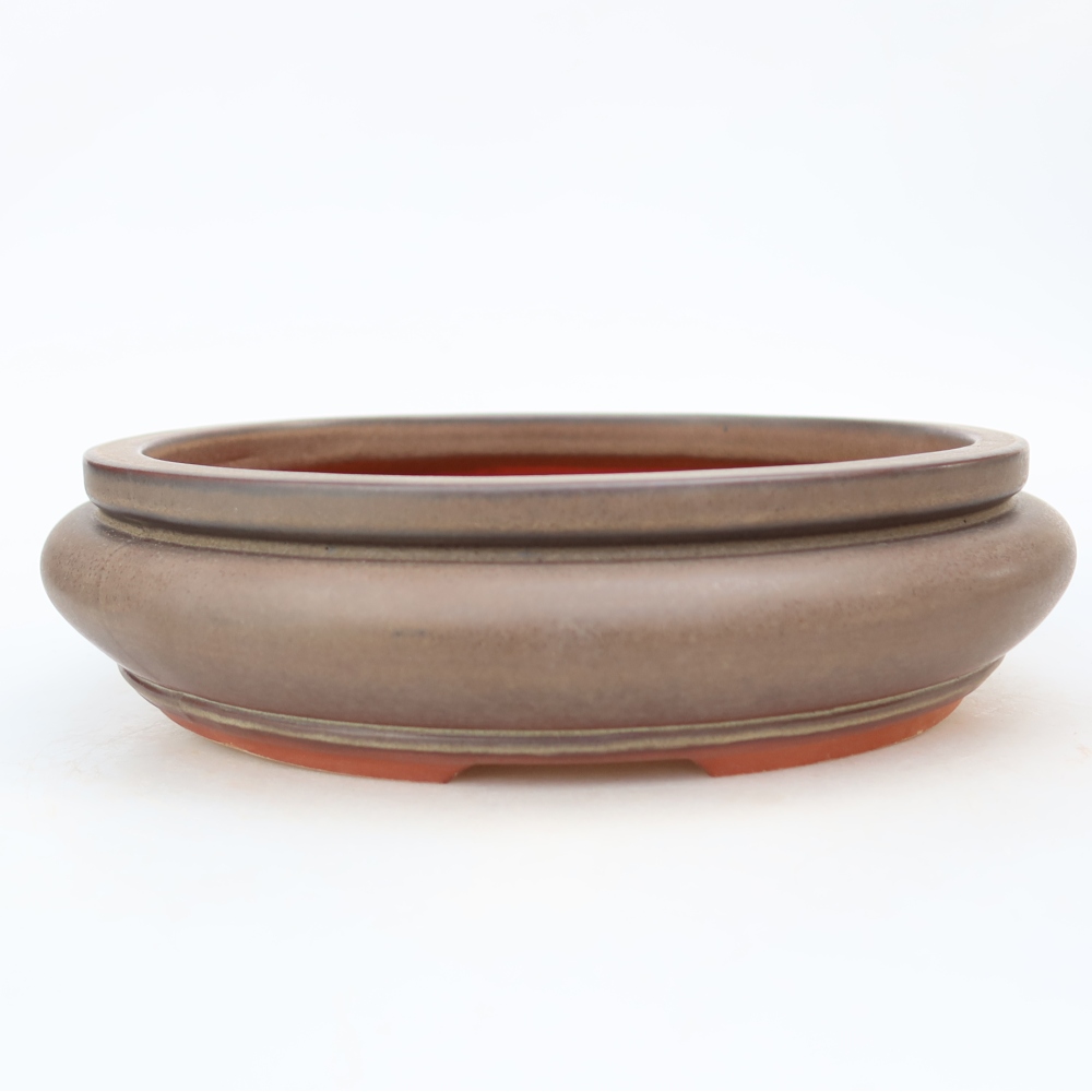 Ciotola in ceramica  23 x 23 x 7 cm, colore marrone
