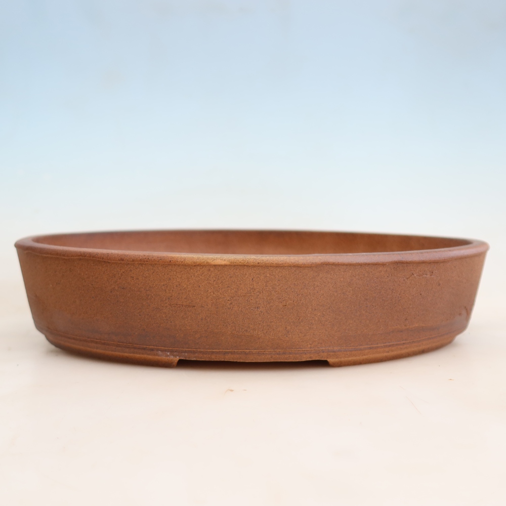 Vaso da bonsai in ceramica 37 x 30 x 7 cm, colore marrone