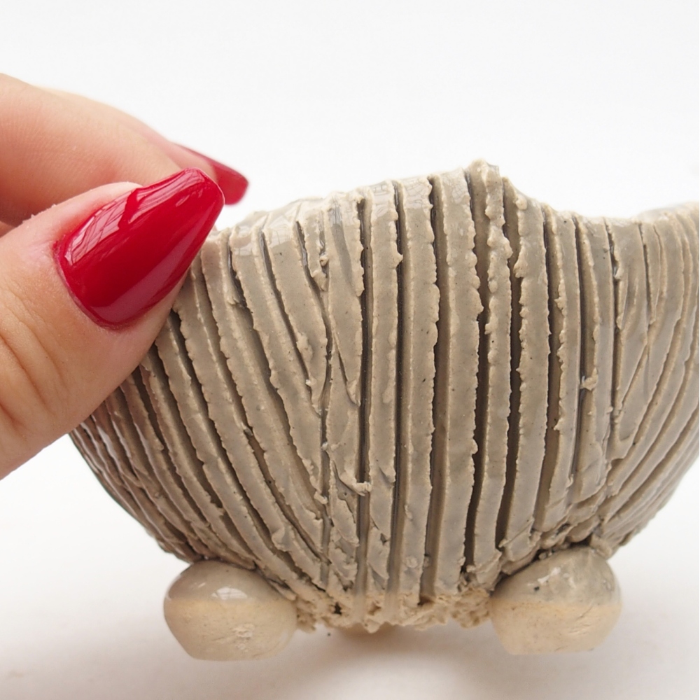 Conchiglia in ceramica 9 x 8 x 6 cm , colore beige